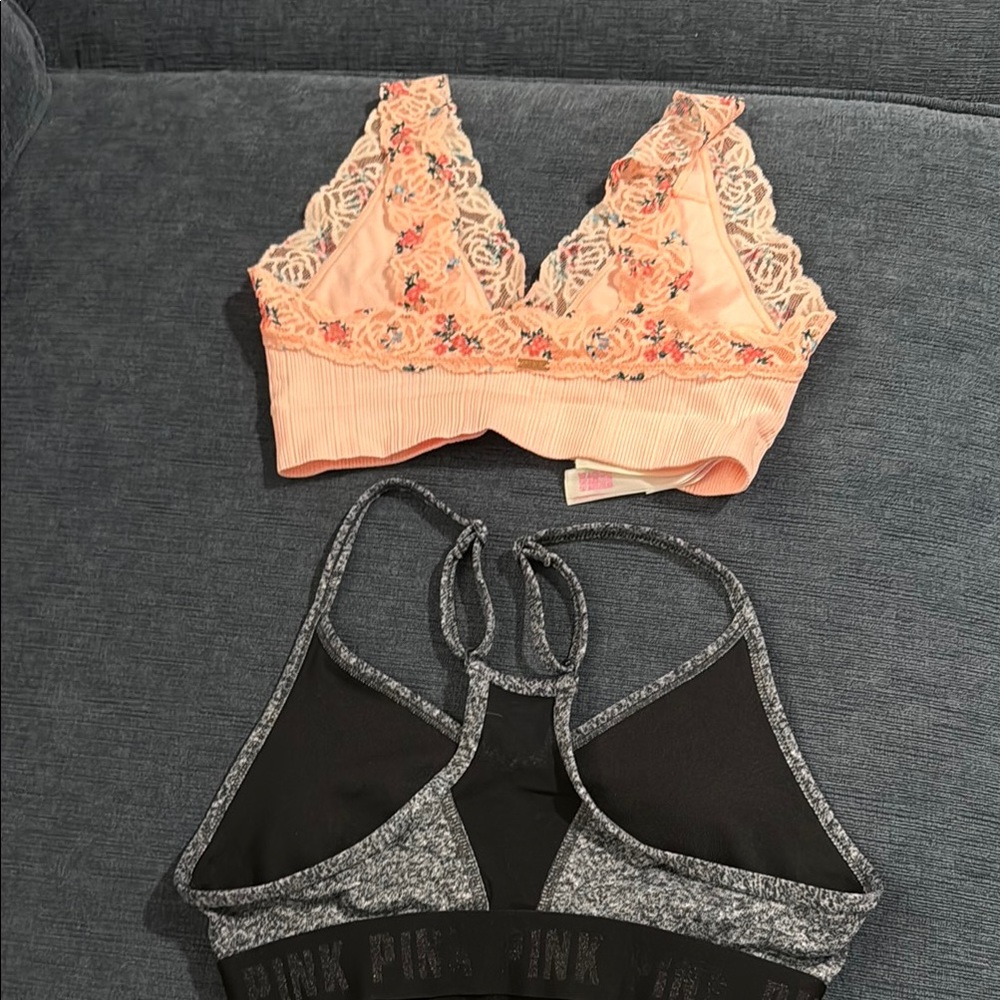 Set of 2 PINK by Victoria's Secret and 1 white Gilly Hicks halter Size XS - Picture 6 of 6